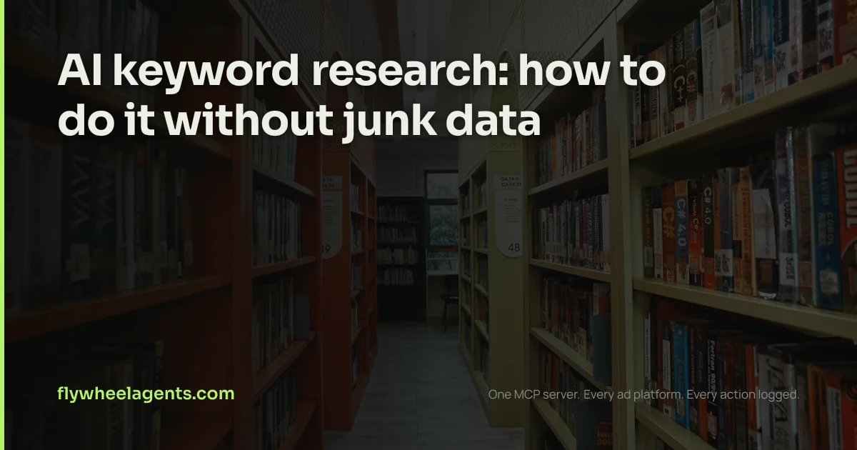AI keyword research: how to do it without junk data